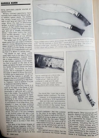 charles chuck karwan, guns and ammo mag, article Khukuri, the gurkha kukri, a fighting man´s fighting kukri. Heritage Knives History and heritage. Manufacturer, retail, export, maker, bladesmith, khukuri maker, kukri making, producer gurkhas blade, kilatools, best quality, nepal, himalayas. m 43, Mk 3, MK 2, Mk 1, WW1, WW2, world war, WW, british standard issue, official indian military, nepalese warrior, utility, bushcraft, burma, chindit, amred forces blade knife. 