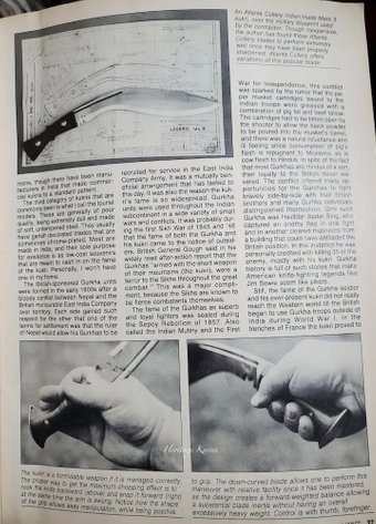 charles chuck karwan, guns and ammo mag, article Khukuri, the gurkha kukri, a fighting man´s fighting kukri. Heritage Knives History and heritage. Manufacturer, retail, export, maker, bladesmith, khukuri maker, kukri making, producer gurkhas blade, kilatools, best quality, nepal, himalayas. m 43, Mk 3, MK 2, Mk 1, WW1, WW2, world war, WW, british standard issue, official indian military, nepalese warrior, utility, bushcraft, burma, chindit, amred forces blade knife. 