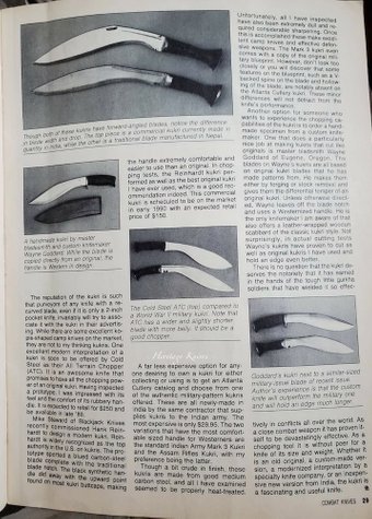 charles chuck karwan, guns and ammo mag, article Khukuri, the gurkha kukri, a fighting man´s fighting kukri. Heritage Knives History and heritage. Manufacturer, retail, export, maker, bladesmith, khukuri maker, kukri making, producer gurkhas blade, kilatools, best quality, nepal, himalayas. m 43, Mk 3, MK 2, Mk 1, WW1, WW2, world war, WW, british standard issue, official indian military, nepalese warrior, utility, bushcraft, burma, chindit, armed forces police blade knife. 
