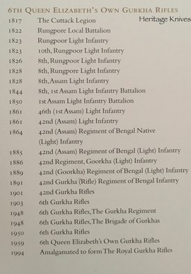 6th queen elisabeth´s own gurkha rifles, cuttack legion, assam light infantry, rungpoor, bengal, royal, military history, gurkha rifles, regiment, heritage knives, battle honour, titles, badge, insignia, origin, date, colonial, issue, reproduction, soldier, military history, kukri, khukuri, khukri, knife, dagger, sword, weapon traditional, british army, indian armed forces, nepal, gorkha, goorkhas, goorkas, gorkhali, gurkhas, singapore police force, india, ww1, ww2, world war, 1, 2, 3, 4, 5, 6, 7, 8, 9, 10, 11 GR,  shop, battalion, company, war, battle, kilatools.com, house, hand forged in fire, knife maker, manufacturer, producer, regimental centre HQ, antique, antiques, sari bair, gallipoli, suez, helles, north west frontier, burma, chindits, sittang, persia, italy, maymyo, nepalese. 