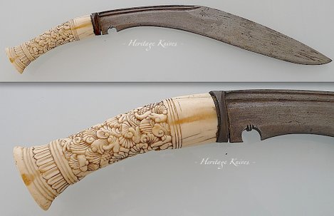CITES hanshee carving grips, gods and handle kukri, World war 1 WW 2 gurkha military khukuri. The Kukri by John Powell knife research book Heritage Knives Nepal Khukuri history and heritage. Article, Image, photo, articles, book, research, antiques, reproduction, gurkha rifles, gorkha regiment, british army, indian military, nepal army, world war 1, 2. WW1, WW2, JP. kilatools. 19th and 20th century issue, traditional kothimora. Bushcraft, utility, camping, manufacturer, producer, retail, seller, export of high quality blades genuine authentic gurkha knife, antique viking himalayas hillmen warrior soldier, hanshee, budhume, bhojpure, sirupate, style, design, pattern, kami, black smith.
