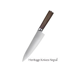Stainless steel, knife, chef knife, kitchen knife, nepal, kathmandu, heritage knives.