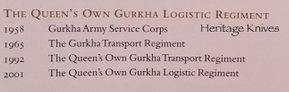 The Queen´s own gurkha logistic transport regiment, aldershot, military history, regiment, heritage knives, battle honour, titles, badge, insignia, origin, date, colonial, issue, reproduction, soldier, military history, kukri, khukuri, khukri, knife, dagger, sword, weapon traditional, british army, indian armed forces, nepal, gorkha, goorkhas, goorkas, gorkhali, gurkhas, singapore police force, india, ww1, ww2, world war, 1, 2, 3, 4, 5, 6, 7, 8, 9, 10, 11 GR,  shop, battalion, company, war, battle, kilatools.com, house, hand forged in fire, knife maker, manufacturer, producer, regimental centre HQ, antique, antiques, Malaya, hong kong, borneo.