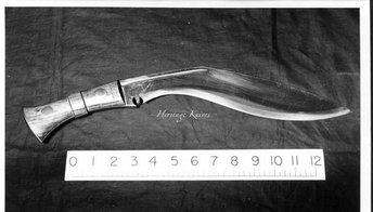 MK 3, WW2 gurkha military khukuri. The Kukri by John Powell knife research book Heritage Knives Nepal Khukuri history and heritage. Article, Image, photo, articles, book, research, antiques, reproduction, gurkha rifles, gorkha regiment, british army, indian military, nepal army, world war 1, 2. WW1, WW2, JP. kilatools. 19th and 20th century issue, traditional kothimora. Bushcraft, utility, camping, manufacturer, producer, retail, seller, export of high quality blades genuine authentic gurkha knife, antique viking himalayas hillmen warrior soldier, hanshee, budhume, bhojpure, sirupate, style, design, pattern, kami, black smith.