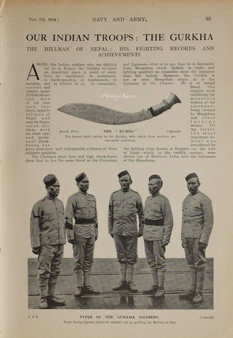 our indian troops. WW1 gurkha military khukuri. The Kukri by John Powell knife research book Heritage Knives Nepal Khukuri history and heritage. Article, Image, photo, articles, book, research, antiques, reproduction, gurkha rifles, gorkha regiment, british army, indian military, nepal army, world war 1, 2. WW1, WW2, JP. kilatools. 19th and 20th century issue, traditional kothimora. Bushcraft, utility, camping, manufacturer, producer, retail, seller, export of high quality blades genuine authentic gurkha knife, antique viking himalayas hillmen warrior soldier, hanshee, budhume, bhojpure, sirupate, style, design, pattern, kami, black smith.