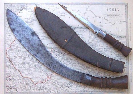  John Powell knife Heritage Knives Nepal Khukuri history and heritage. Image, photo, articles, book, research, antiques, reproduction, gurkha rifles, gorkha regiment, british army, indian military, nepal army, world war 1, 2. WW1, WW2, JP. kilatools. 19th and 20th century issue, traditional kothimora. Bushcraft, utility, camping, manufacturer, producer, retail, seller, export of high quality blades genuine authentic gurkha knife, antique viking himalayas. 